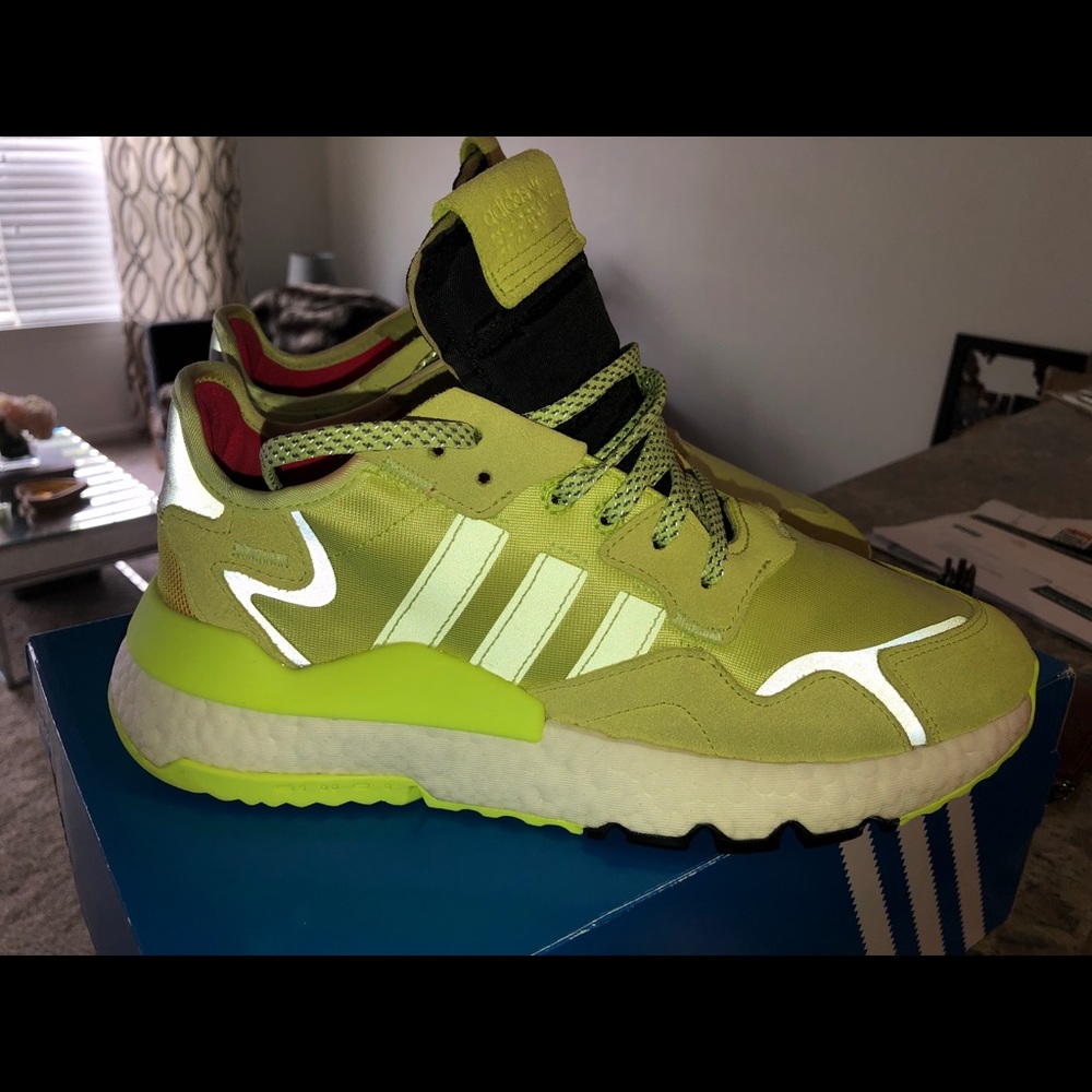 Gently worn running shoe